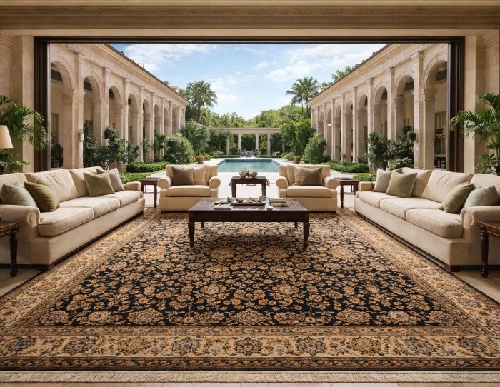 luxury handknotted silk rugs